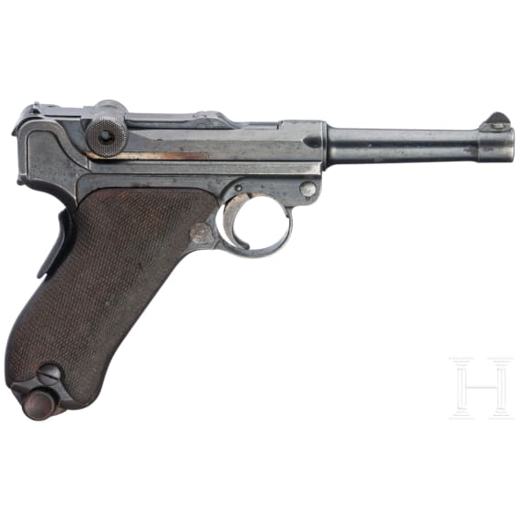 A Luger pistol M 1906 by DWM, Portuguese contract ("m/910")