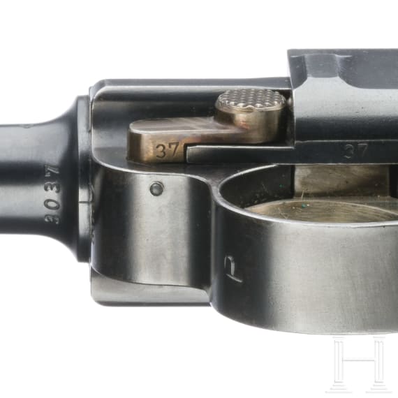 A Luger pistol by DWM, Mod. M1900, Swiss contract, with holster