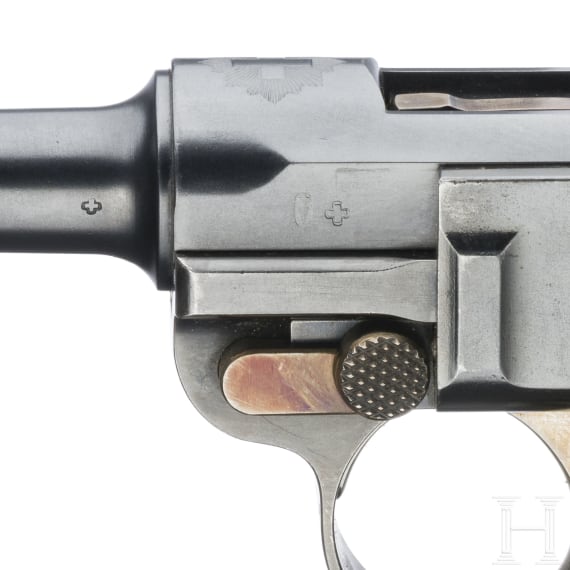 A Luger pistol by DWM, Mod. M1900, Swiss contract, with holster