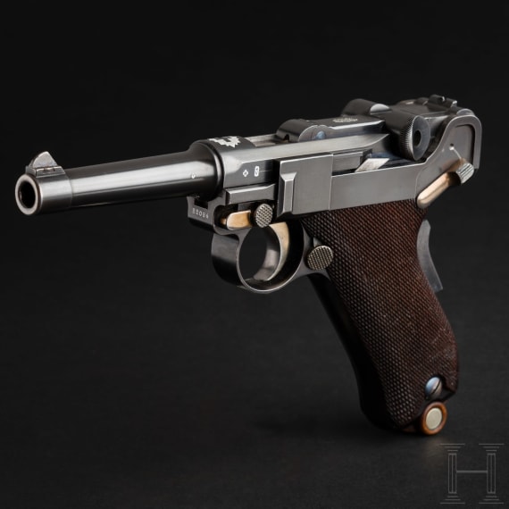 Parabellum DWM Mod. 1902, Fat Barrel - Swiss, Commercial