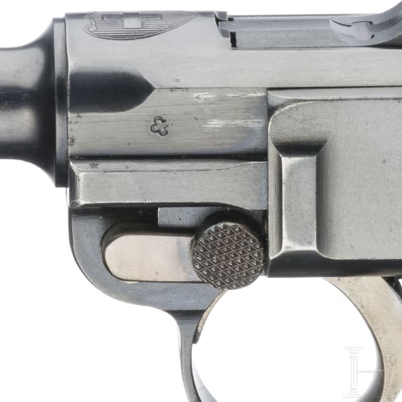 A Luger pistol Mod. 1900/06, with holster, Swiss ordnance