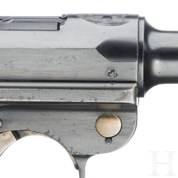 A Luger pistol Mod. 1900/06, with holster, Swiss ordnance