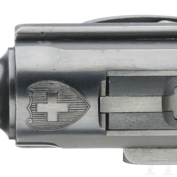 A Luger pistol Mod. 1900/06, with holster, Swiss ordnance