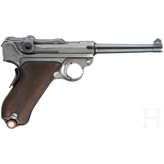 Parabellum Mod. 1900/06, DWM, CH-Ordonnanz, mit Futteral