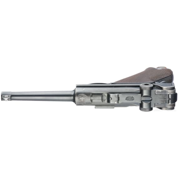 Parabellum Mod. 1900/06, DWM, CH-Ordonnanz, mit Futteral