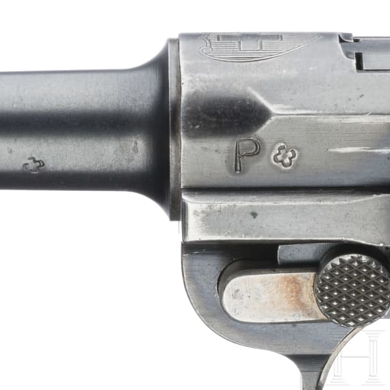 Parabellum Mod. 1900/06, DWM, CH-Ordonnanz, mit Futteral