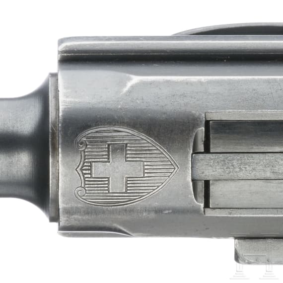 Parabellum Mod. 1900/06, DWM, CH-Ordonnanz, mit Futteral