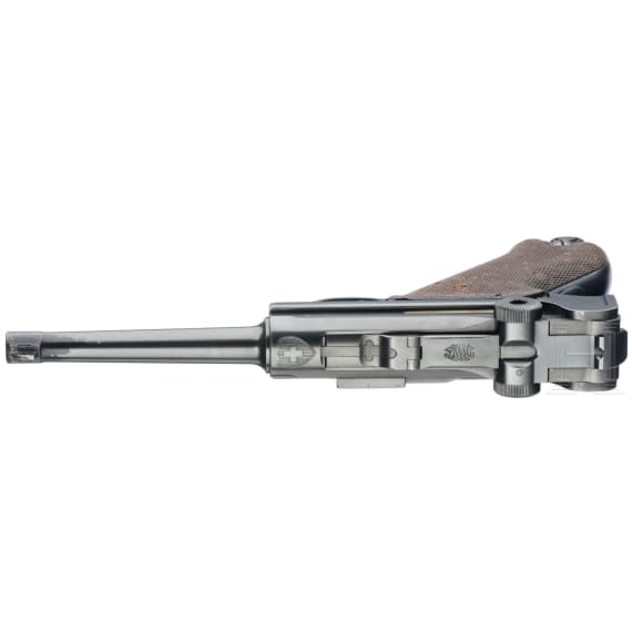 Parabellum Mod. 1900/06, DWM, CH-Ordonnanz, mit Futteral
