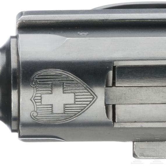 Parabellum Mod. 1900/06, DWM, CH-Ordonnanz, mit Futteral