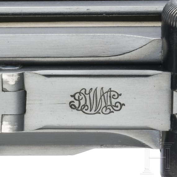 A Luger pistol Mod. 1900 by DWM, American Eagle, with "Ideal" shoulder stock/holster