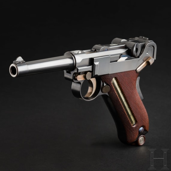 A Parabellum DWM Mod. 1902, U.S. Army Trials, "Cartridge Counter", American Eagle