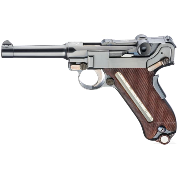 A Parabellum DWM Mod. 1902, U.S. Army Trials, "Cartridge Counter", American Eagle
