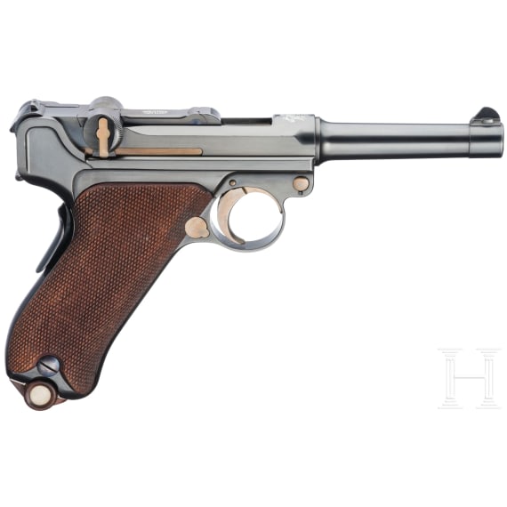 A Parabellum DWM Mod. 1902, U.S. Army Trials, "Cartridge Counter", American Eagle