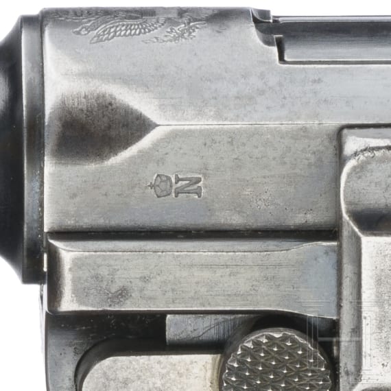A Luger Parabellum Mod. 1906 by DWM, American Eagle, in case