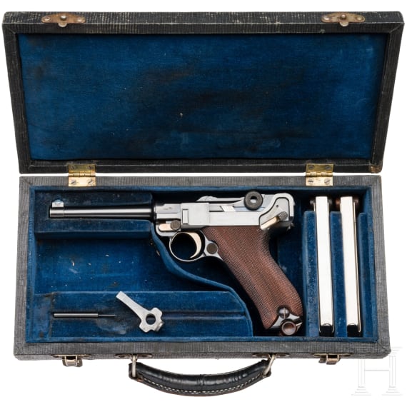 Parabellum DWM Mod. 1908, American Eagle, factory gift in case