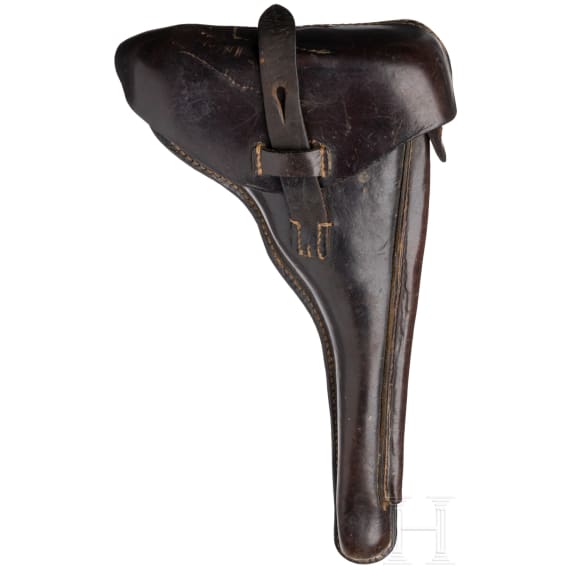 An Artillery Luger by DWM, 1923, Stoeger (3-lines), with holster, USA