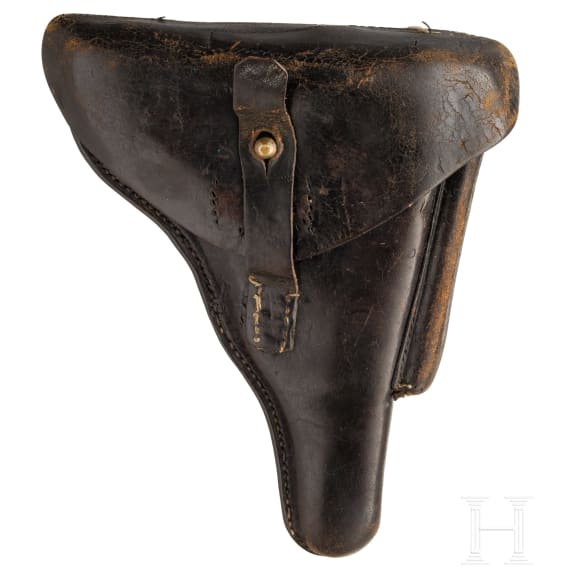 A Luger pistol by Erfurt, 1911, with holster