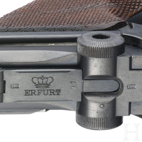 A Luger pistol by Erfurt 1911, Imperial German "Schutztruppe" for German South West Africa