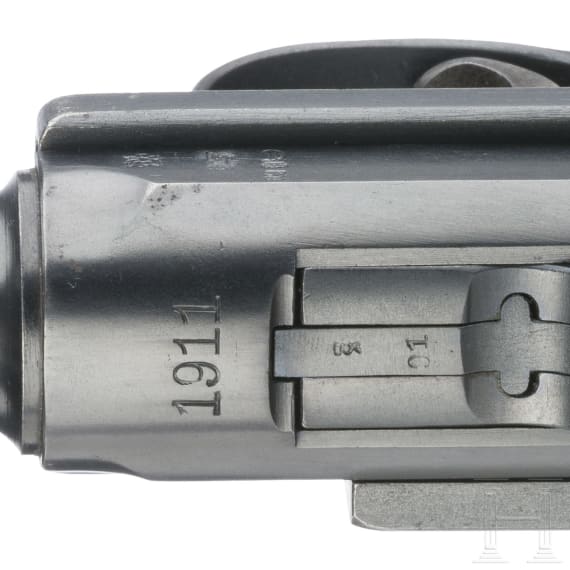 A Luger pistol by Erfurt 1911, Imperial German "Schutztruppe" for German South West Africa