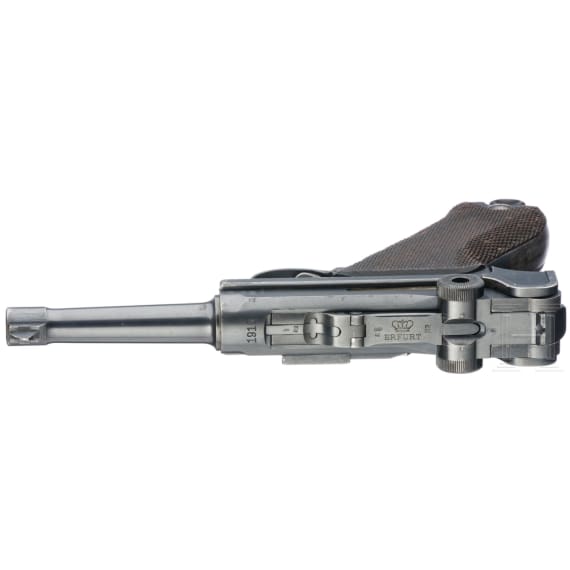 A Luger pistol by Erfurt, 1912