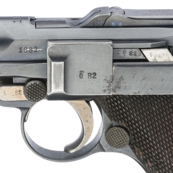 A Luger pistol by Erfurt, 1912