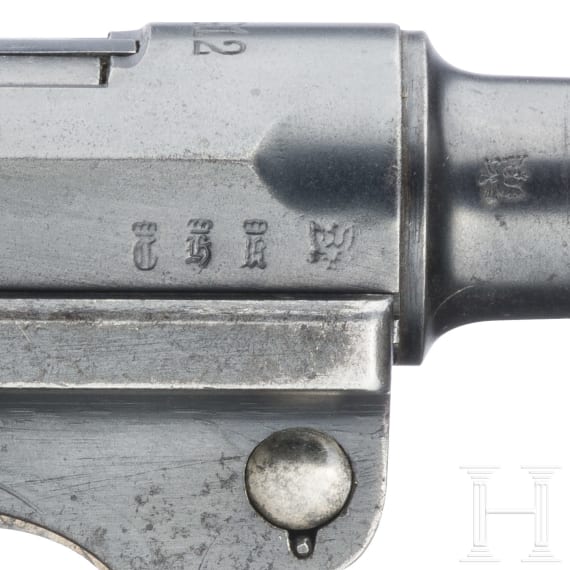 A Luger pistol by Erfurt, 1912
