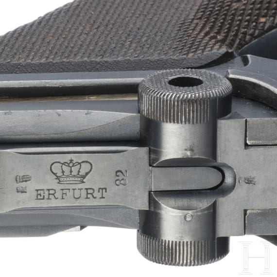A Luger pistol by Erfurt, 1912