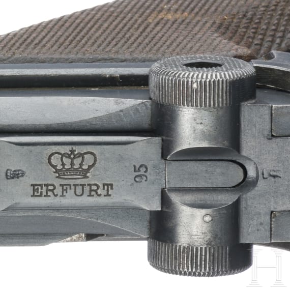 A Luger pistol by Erfurt, 1912