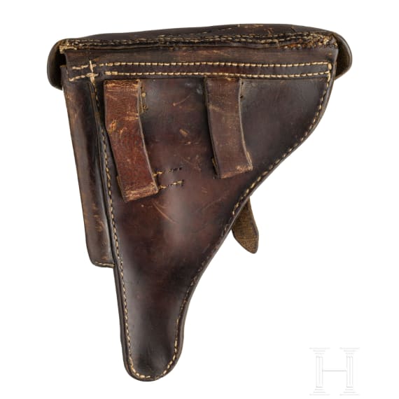 Pistole 08, Erfurt 1912, mit Koffertasche