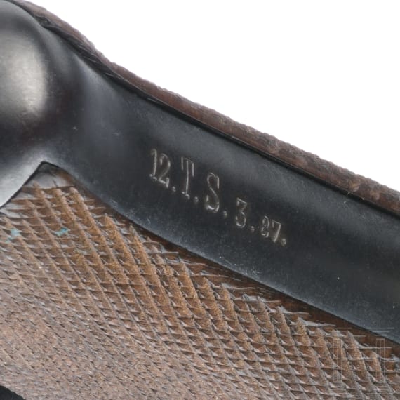 Pistole 08, Erfurt 1912, mit Koffertasche