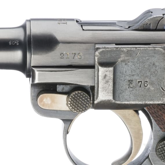 A Luger pistole by Erfurt, 1914