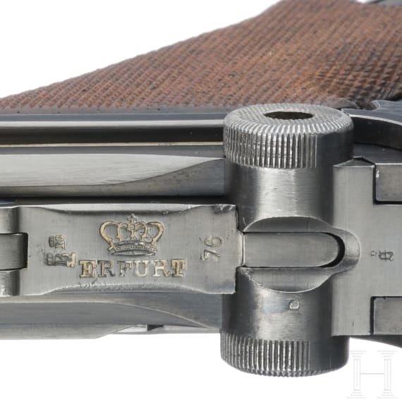 A Luger pistole by Erfurt, 1914