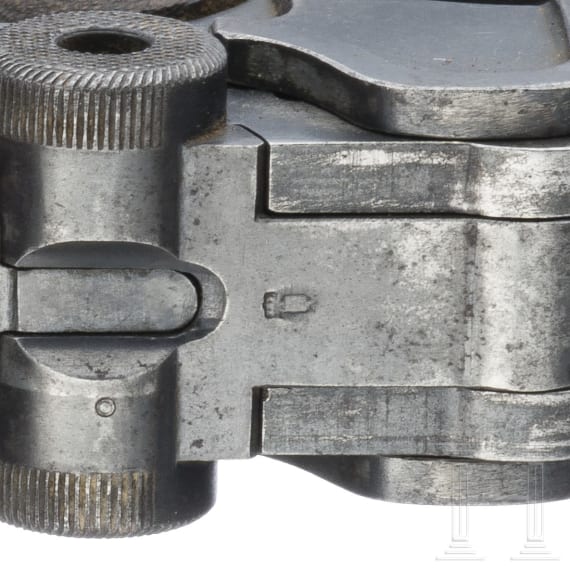 An Artillery Luger by Erfurt, 1914, with holster and shoulder stock