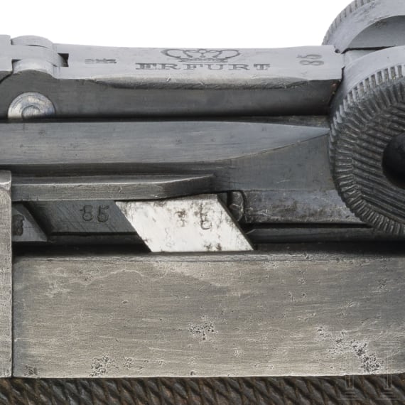A Luger pistol by Erfurt, 1918, with holster