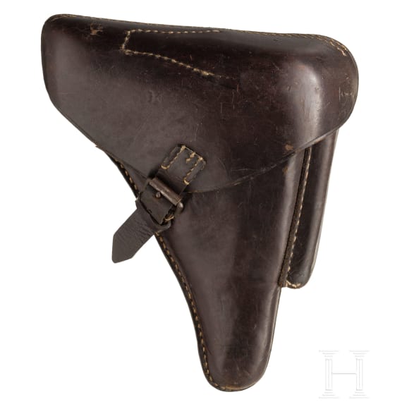 A Luger pistol by Erfurt, 1918, with holster