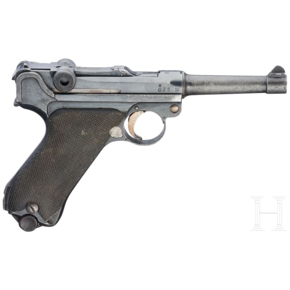 A Luger pistol by Erfurt, 1918
