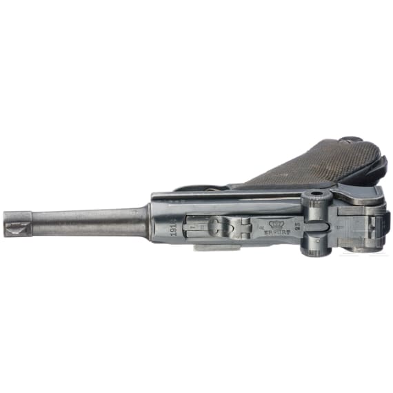 A Luger pistol by Erfurt, 1918