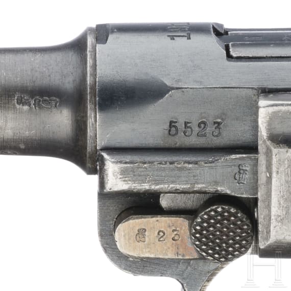 A Luger pistol by Erfurt, 1918