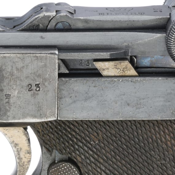A Luger pistol by Erfurt, 1918