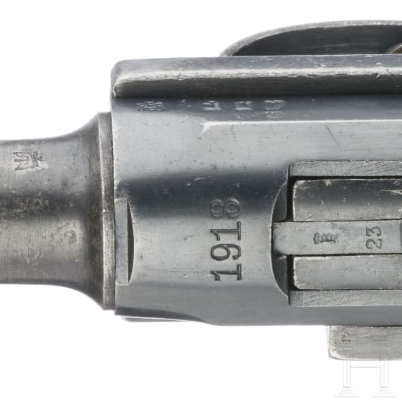 A Luger pistol by Erfurt, 1918