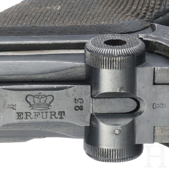 A Luger pistol by Erfurt, 1918