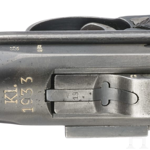 A Luger pistol by Erfurt, "Kl 1933"