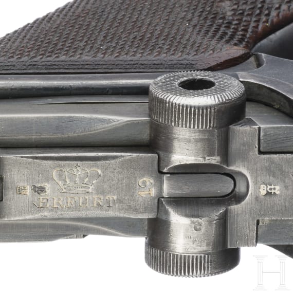 A Luger pistol by Erfurt, "Kl 1933"