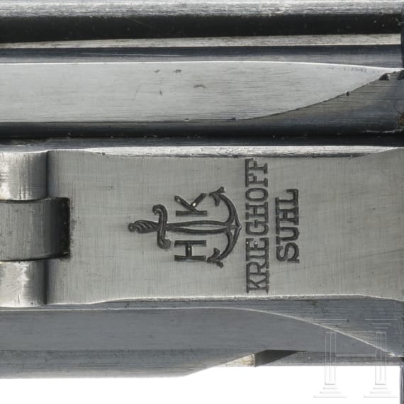 A Krieghoff Luger, 1936, with holster
