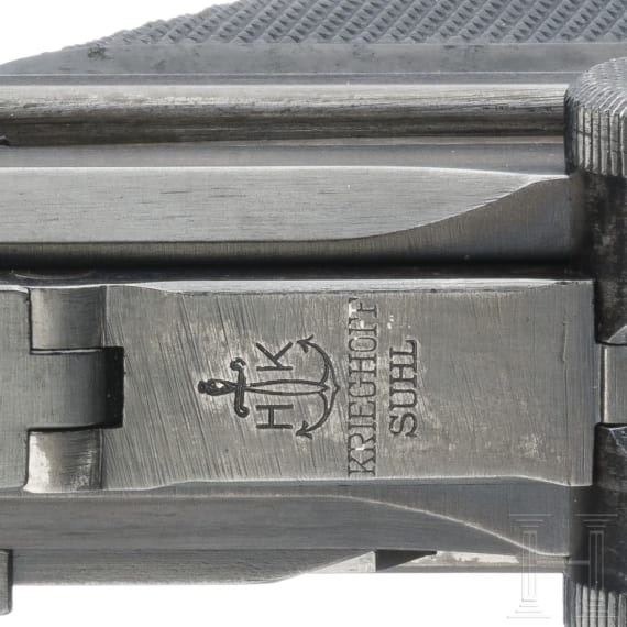 A Krieghoff Luger, 1941, Luftwaffe, with holster and two matching magazines