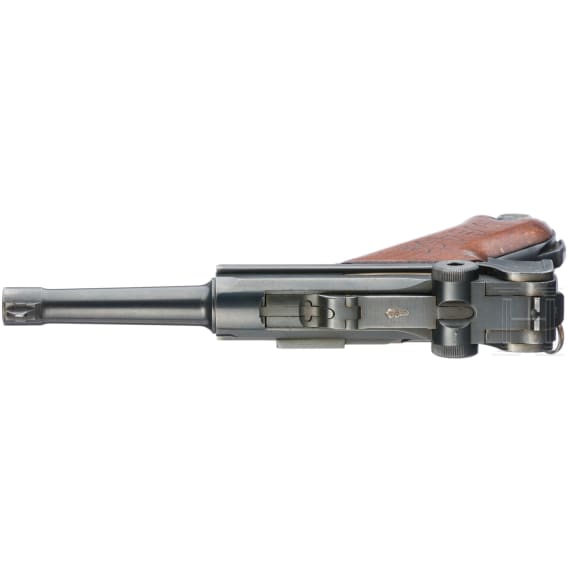 A Luger pistol by Mauser, prototype, with holster