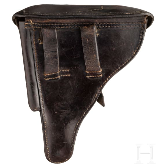 A Luger pistol by Mauser, prototype, with holster
