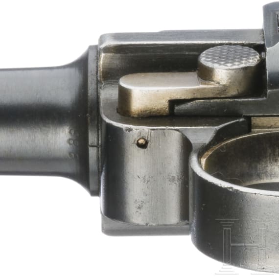 A Luger pistol by Mauser, prototype, with holster
