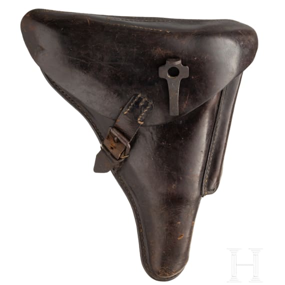 A Luger pistol by Mauser, prototype, with holster