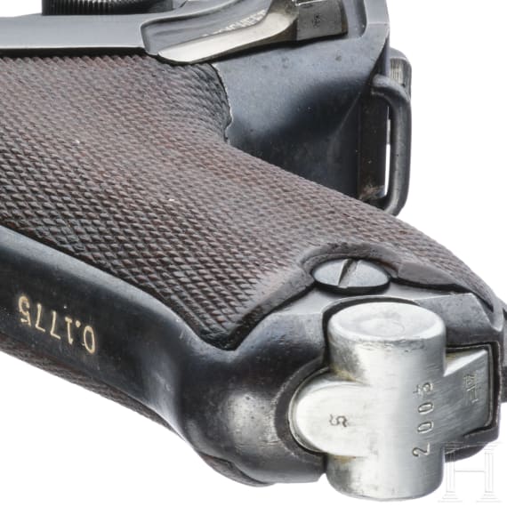 A Luger pistol by Mauser, code "K - S/42", with holster, Kriegsmarine